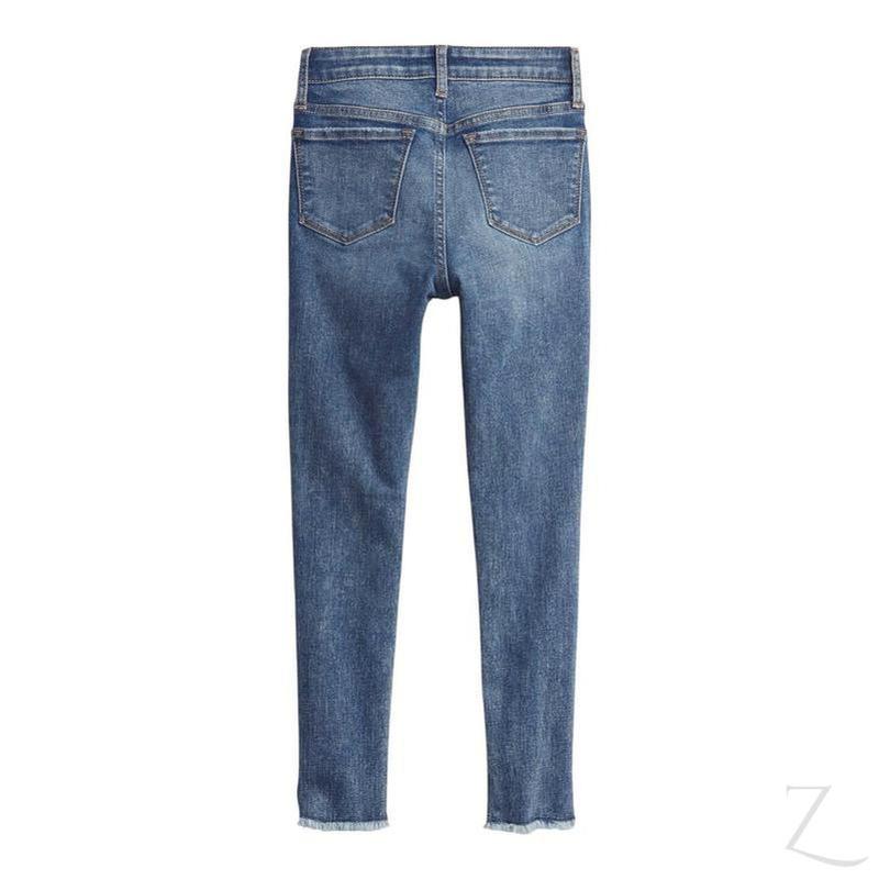 Buy-Girls' High Rise Super Stretchy Super Skinny Super Strong Denim Jeans | Detailed | "Bobo"-Online-in South Africa-on Zalemart