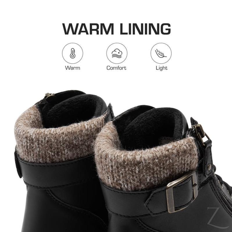 Buy-Ladies Casual Ankle Boots | Fleece - Lining | "Buru"-Online-in South Africa-on Zalemart