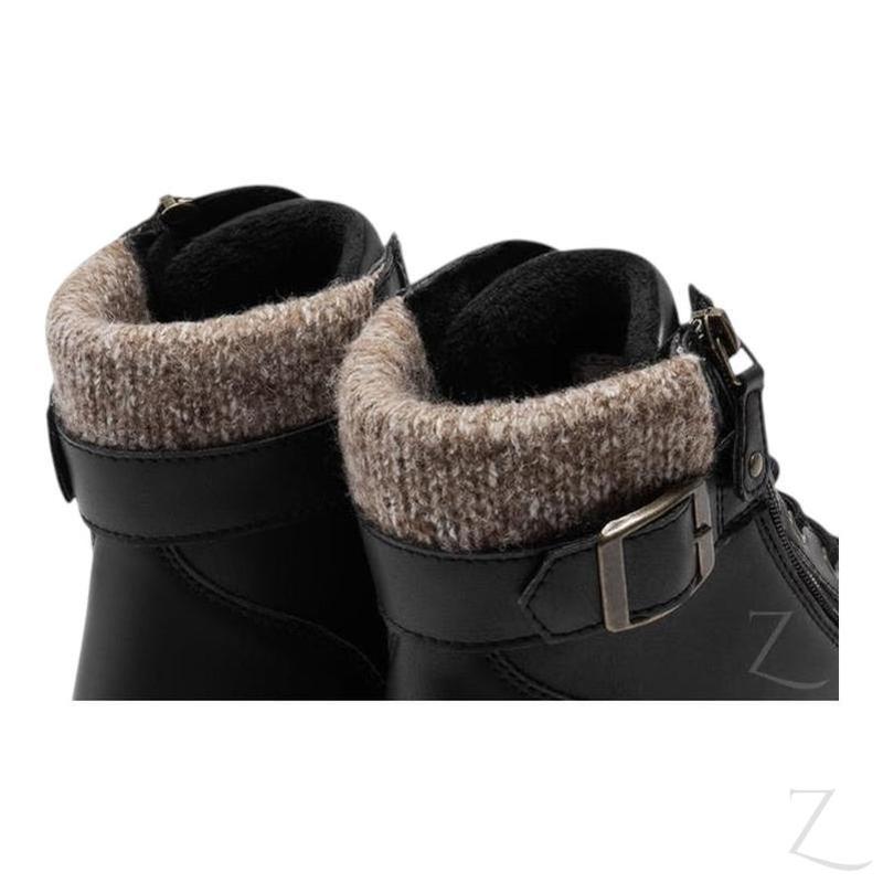Buy-Ladies Casual Ankle Boots | Fleece Lining | "Jabu" - A Grade-Online-in South Africa-on Zalemart