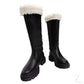 Buy-Ladies Chunky Mid-Calf Boots | Fur Inner | "Sia"-Online-in South Africa-on Zalemart