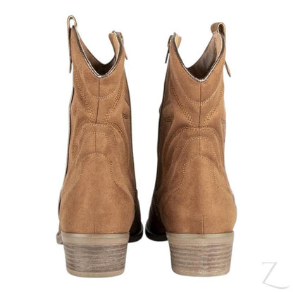 Buy-Ladies Cowboy Ankle Boots | Plain Pattern | "Mara" - A Grade-Online-in South Africa-on Zalemart