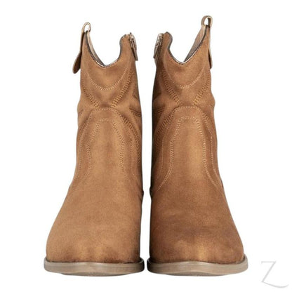 Buy-Ladies Cowboy Ankle Boots | Plain Pattern | "Mara" - A Grade-Online-in South Africa-on Zalemart