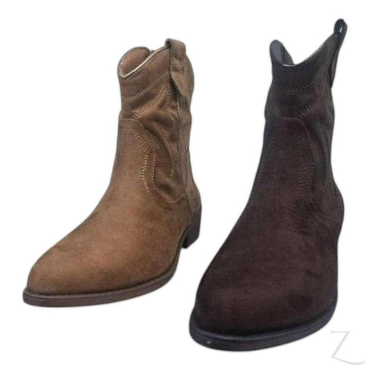 Buy-Ladies Cowboy Ankle Boots | Pointed Toe | "Mara" - B Grade-Online-in South Africa-on Zalemart