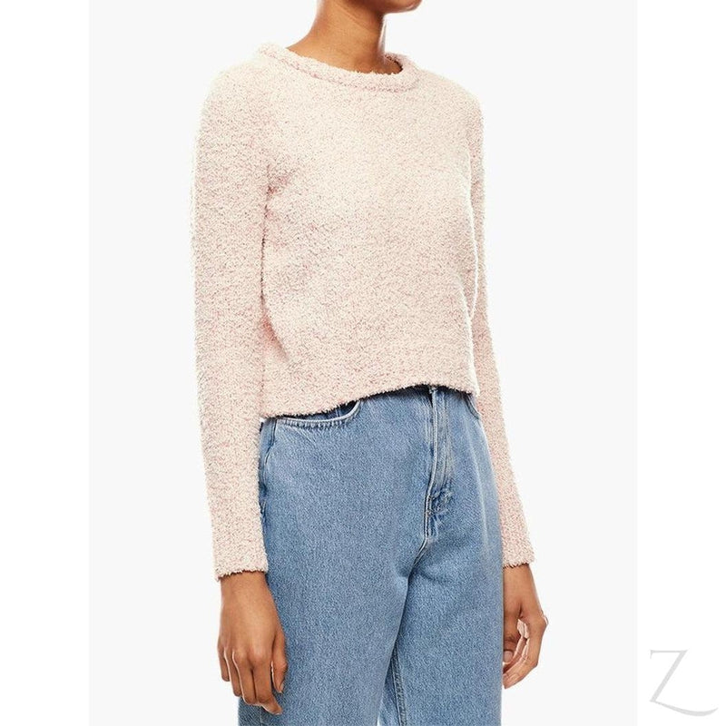 Buy-Ladies Cropped Woolly Sweater | Plain | "Ria"-Online-in South Africa-on Zalemart