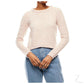 Buy-Ladies Cropped Woolly Sweater | Plain | "Ria"-Pink & White-S-Online-in South Africa-on Zalemart