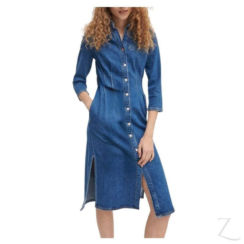 Denim dress deals no sleeves