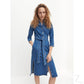 Buy-Ladies Denim Shirt Dress | No Belt | "Liwe"-Online-in South Africa-on Zalemart