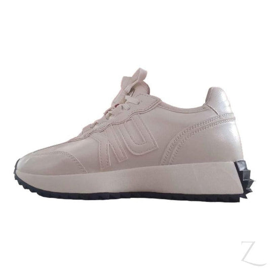 Buy-Ladies Everyday Chunky Sneakers | Lace Up | "Shaka"-Cream-2.5-Online-in South Africa-on Zalemart