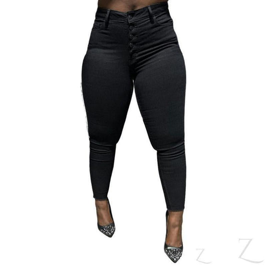 Buy-Ladies Extra High Rise Super Skinny Super Stretchy Strong Denim Jeans | Cropped | "Samina" - B Grade-Online-in South Africa-on Zalemart