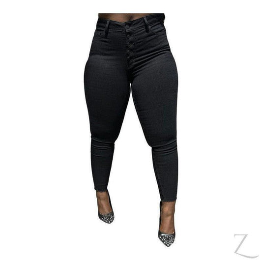 Buy-Ladies Extra High Rise Super Skinny Super Stretchy Strong Denim Jeans | Cropped | "Samina"-B Grade (Small Rejects)-Online-in South Africa-on Zalemart