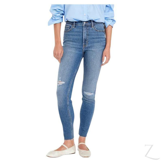 Buy-Ladies Extra High Rise Super Skinny Super Stretchy Super Strong Denim Jeans | Ripped | "Samina"-Online-in South Africa-on Zalemart