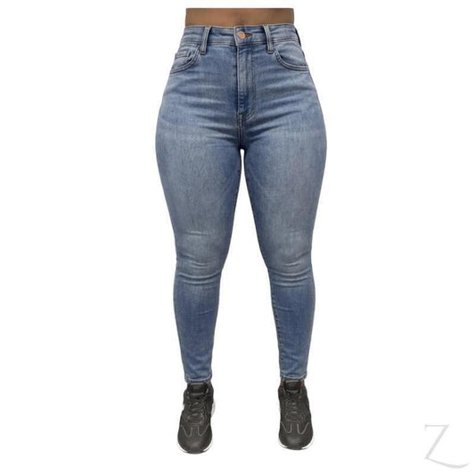 Buy-Ladies Extra High Rise Super Stretchy Super Skinny Strong Denim Jeans | One Size Fits 4 | "Futhi"-A Grade-Online-in South Africa-on Zalemart