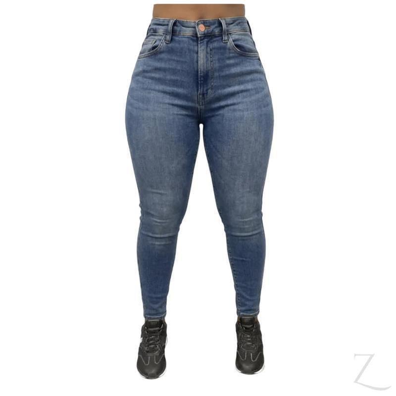 Buy-Ladies Extra High Rise Super Stretchy Super Skinny Strong Denim Jeans | One Size Fits 4 | "Futhi"-A Grade-Online-in South Africa-on Zalemart