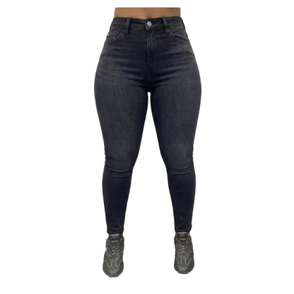 Buy-Ladies Extra High Rise Super Stretchy Super Skinny Strong Denim Jeans | One Size Fits 4 | "Futhi" - B Grade-Charcoal Grey-XXS (30-36)-Online-in South Africa-on Zalemart