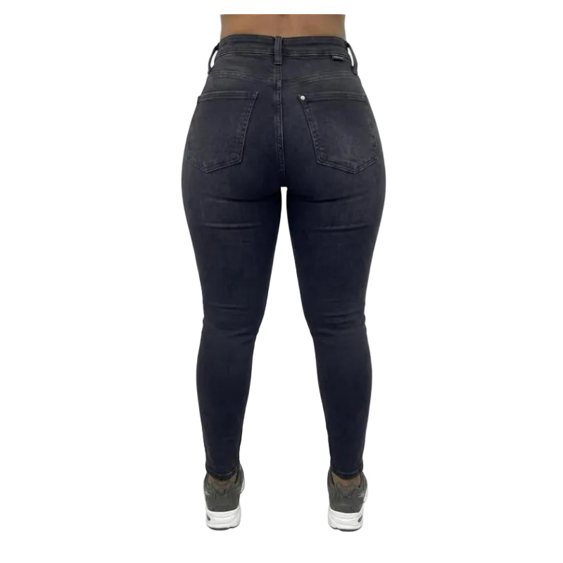 Buy-Ladies Extra High Rise Super Stretchy Super Skinny Strong Denim Jeans | One Size Fits 4 | "Futhi" - B Grade-Online-in South Africa-on Zalemart