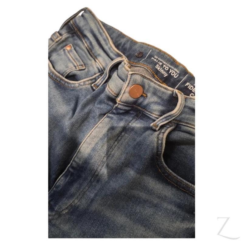 Buy-Ladies Extra High Rise Super Stretchy Super Skinny Strong Denim Jeans | One Size Fits 4 | "Futhi" - B Grade-Online-in South Africa-on Zalemart