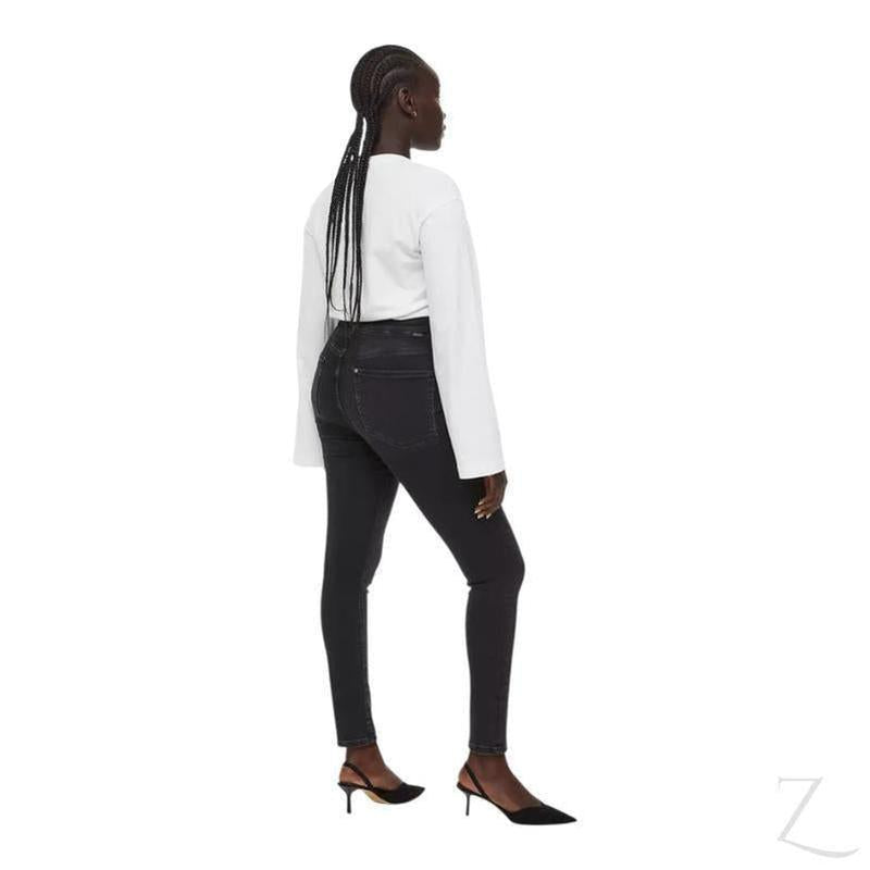 Buy-Ladies Extra High Rise Super Stretchy Super Skinny Strong Denim Jeans | One Size Fits 4 | "Futhi" - B Grade-Online-in South Africa-on Zalemart