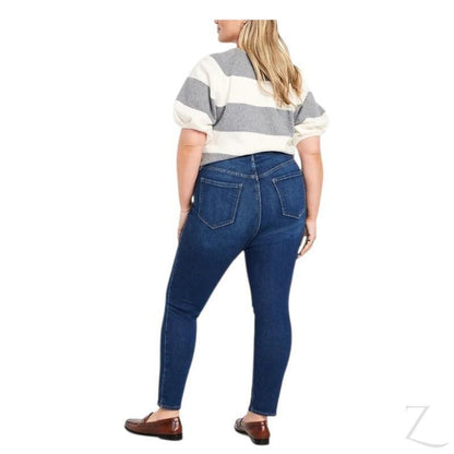 Buy-Ladies Extra High Rise Super Stretchy Super Skinny Super Strong Denim Jeans | Plain | "Samina" - B Grade-Online-in South Africa-on Zalemart