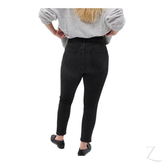 Buy-Ladies Extra High Waist Super Strong Stretchy Skinny Denim Jeans | Plain | "Bobo" - B Grade-Online-in South Africa-on Zalemart