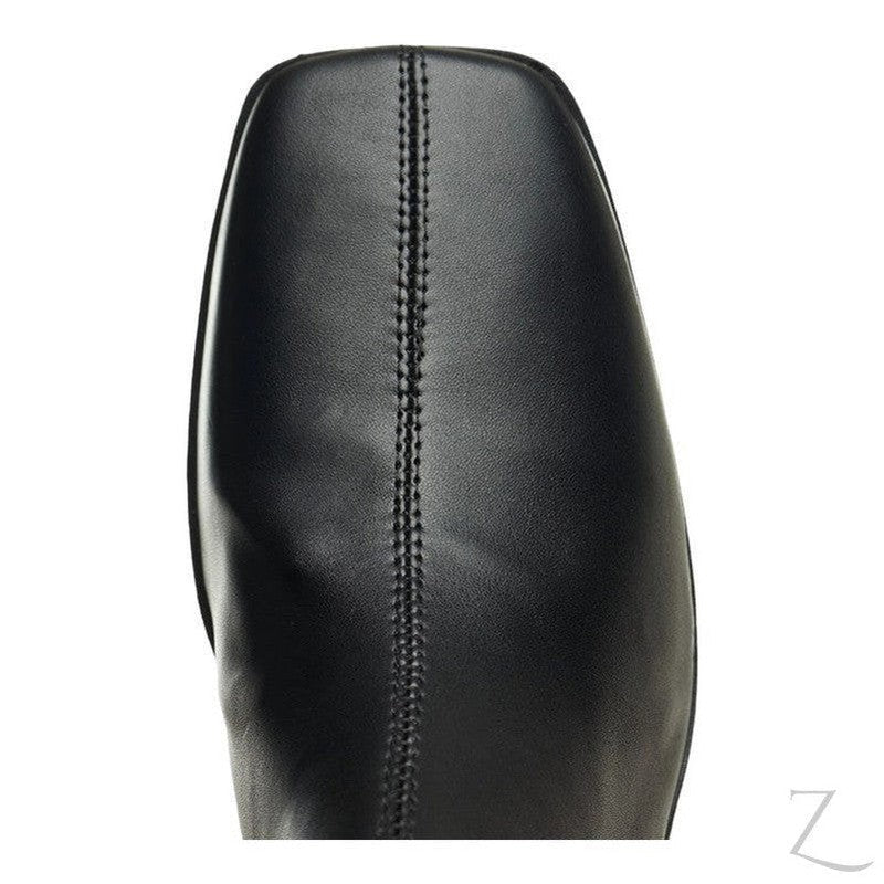 Buy-Ladies Faux Leather Ankle Boots | Block Heel | "Oola"-Online-in South Africa-on Zalemart