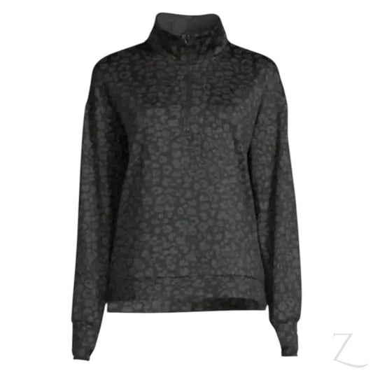 Buy-Ladies Fleece Lined Pullover | Quarter Zip | "Enza" - A Grade-Black-S-Online-in South Africa-on Zalemart