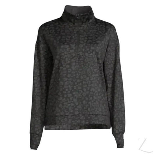 Buy-Ladies Fleece Lined Pullover | Quarter Zip | "Enza" - A Grade-Black-S-Online-in South Africa-on Zalemart