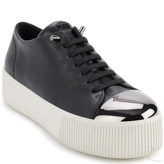 Buy-Ladies Genuine Leather Platform Sneakers | Lace Up | "Shaka"-Black-2.5-Online-in South Africa-on Zalemart