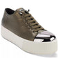 Buy-Ladies Genuine Leather Platform Sneakers | Lace Up | "Shaka"-Dark Green-2.5-Online-in South Africa-on Zalemart