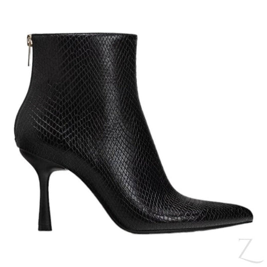 Buy-Ladies High Heel Pointed Toe Ankle Boots | Animal Print | "SIA"-Online-in South Africa-on Zalemart