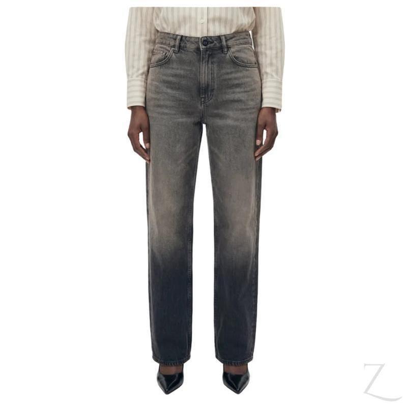 Buy-Ladies High Rise Full Length Baggy Jeans | Loose Fit | "Zia" - B Grade-Faded Grey-32-Online-in South Africa-on Zalemart
