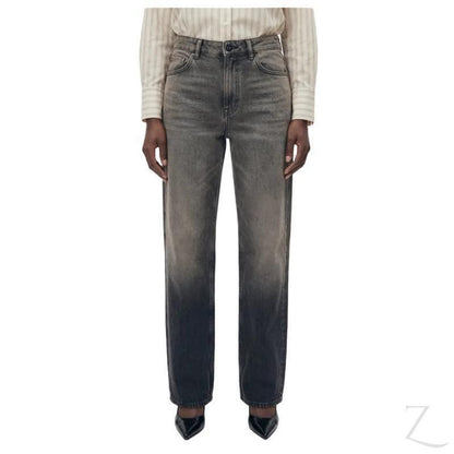 Buy-Ladies High Rise Full Length Baggy Jeans | Loose Fit | "Zia" - B Grade-Faded Grey-32-Online-in South Africa-on Zalemart