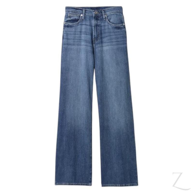 Buy-Ladies High Rise Strong Wide-Leg Denim Jeans | Plain | "Bobo" - B Grade-Online-in South Africa-on Zalemart