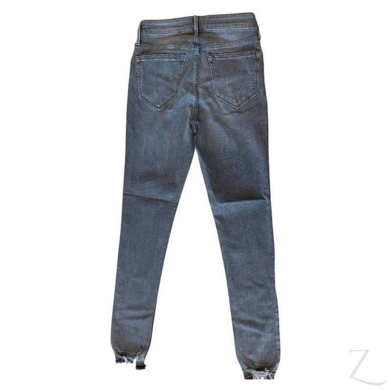 Buy-Ladies High Rise Super Skinny Super Stretchy Strong Denim Jeans | Raw Hem | "Lula" - B Grade-Online-in South Africa-on Zalemart