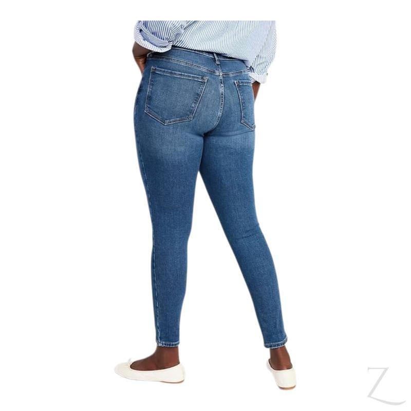 Buy-Ladies High Rise Super Skinny Super Stretchy Super Strong Denim Jeans | Plain | "Samina " - A Grade-Online-in South Africa-on Zalemart