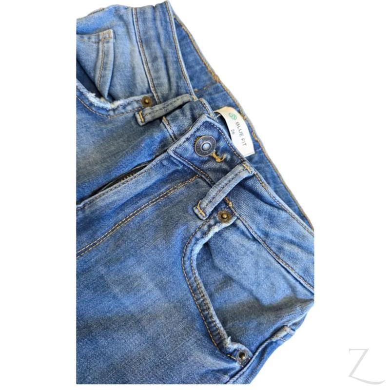 Buy-Ladies High Rise Super Skinny Super Strong Stretchy Denim Jeans | Plain | "Nisa" - A Grade-Online-in South Africa-on Zalemart