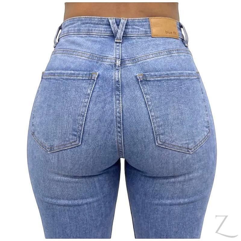 Buy-Ladies High Rise Super Skinny Super Strong Stretchy Denim Jeans | Ripped | "Nisa" - B Grade-Online-in South Africa-on Zalemart