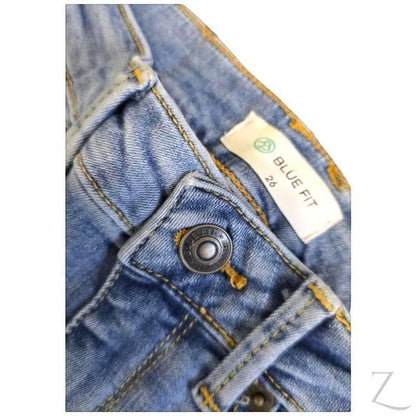 Buy-Ladies High Rise Super Skinny Super Strong Stretchy Denim Jeans | Ripped | "Nisa" - B Grade-Online-in South Africa-on Zalemart