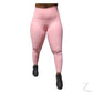Buy-Ladies High Rise Super Stretchy Leggings | Plain | "Samina"-Pink-XS-Regular-Online-in South Africa-on Zalemart