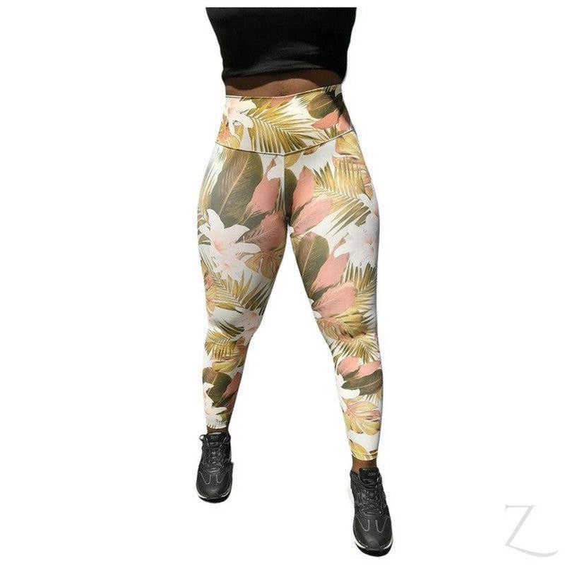 Buy-Ladies High Rise Super Stretchy Leggings | Printed | "Samina"-Online-in South Africa-on Zalemart