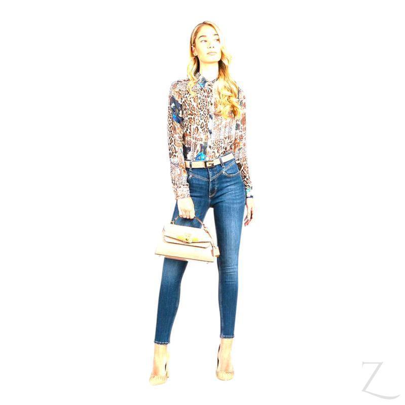 Buy-Ladies High Rise Super Stretchy Super Skinny Strong Denim Jeans | Front Yoke | "Gela" - B Grade-Online-in South Africa-on Zalemart