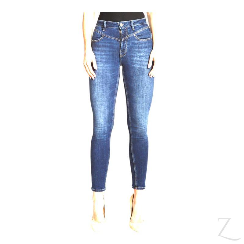 Buy-Ladies High Rise Super Stretchy Super Skinny Strong Denim Jeans | Front Yoke | "Gela" - B Grade-Online-in South Africa-on Zalemart