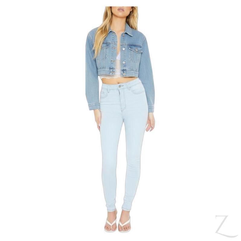 Buy-Ladies High Rise Super Stretchy Super Skinny Strong Denim Jeans | Plain | "Fele" - B Grade-Online-in South Africa-on Zalemart