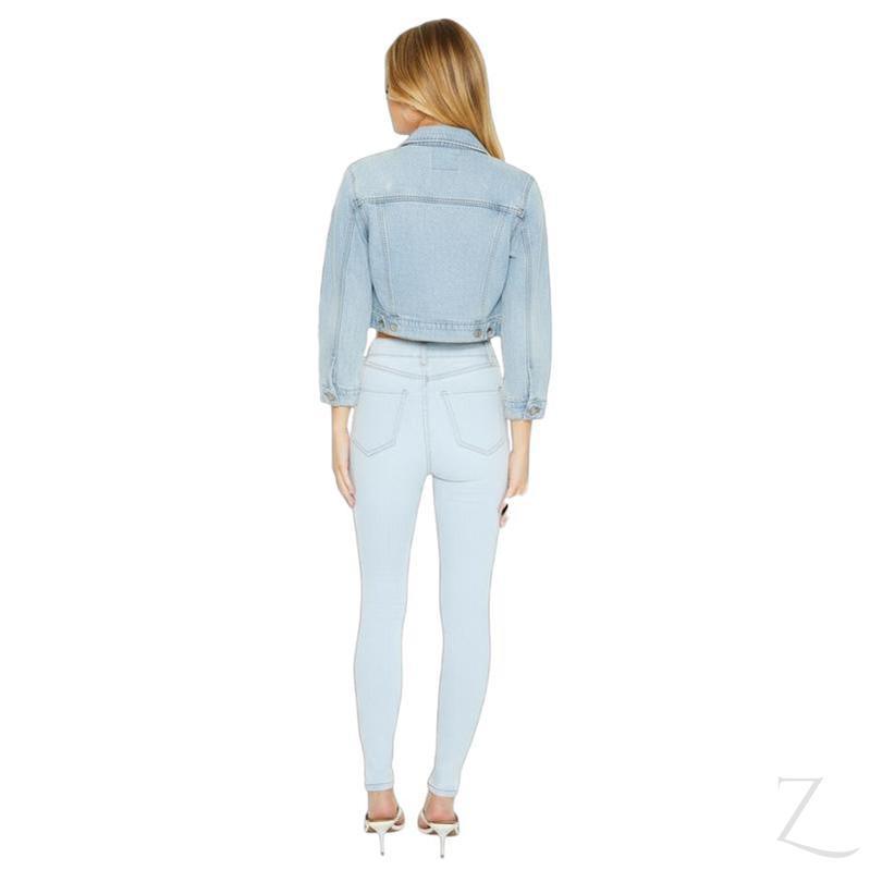 Buy-Ladies High Rise Super Stretchy Super Skinny Strong Denim Jeans | Plain | "Fele" - B Grade-Online-in South Africa-on Zalemart