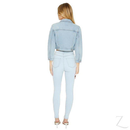 Buy-Ladies High Rise Super Stretchy Super Skinny Strong Denim Jeans | Plain | "Fele" - B Grade-Online-in South Africa-on Zalemart