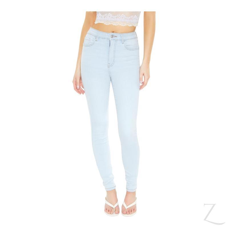 Buy-Ladies High Rise Super Stretchy Super Skinny Strong Denim Jeans | Plain | "Fele"-B Grade (Small Rejects)-Online-in South Africa-on Zalemart