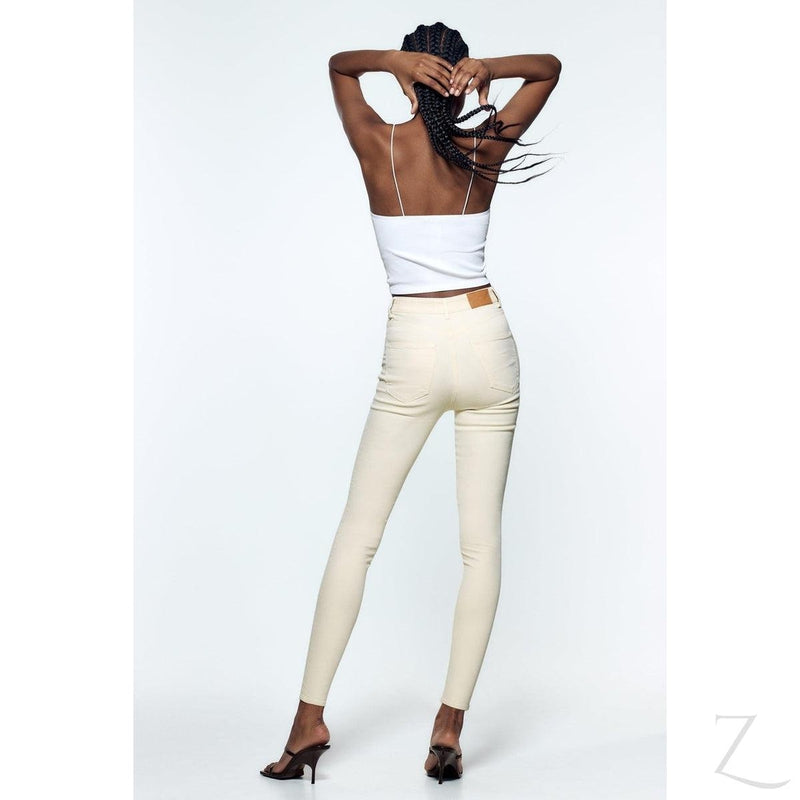 Buy-Ladies High Rise Super Stretchy Super Skinny Strong Denim Jeans | Plain | "Zia"-Online-in South Africa-on Zalemart
