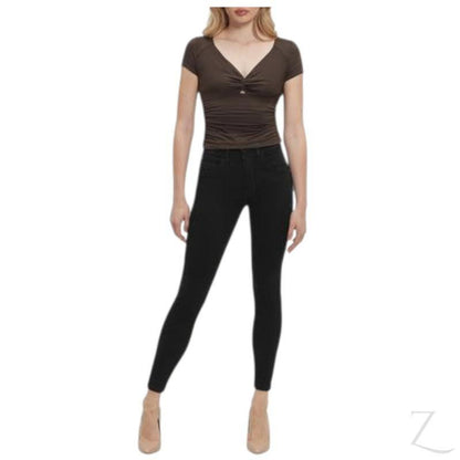 Buy-Ladies High Rise Super Stretchy Super Skinny Strong Denim Jeans | Shape Up | "Gela" - A Grade-Online-in South Africa-on Zalemart