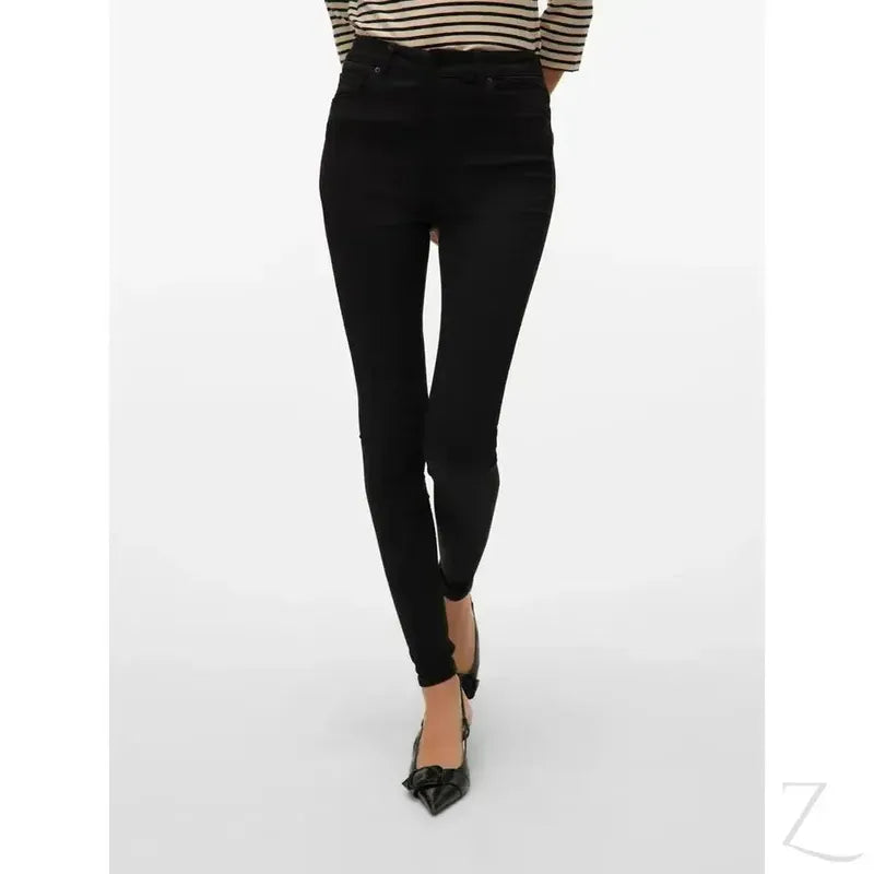 Buy-Ladies High Rise Super Stretchy Super Skinny Strong Jeans | Formal | "Mbili" - B Grade-Online-in South Africa-on Zalemart