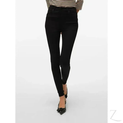 Buy-Ladies High Rise Super Stretchy Super Skinny Strong Jeans | Formal | "Mbili" - B Grade-Online-in South Africa-on Zalemart
