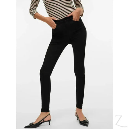 Buy-Ladies High Rise Super Stretchy Super Skinny Strong Jeans | Formal | "Mbili" - B Grade-Online-in South Africa-on Zalemart